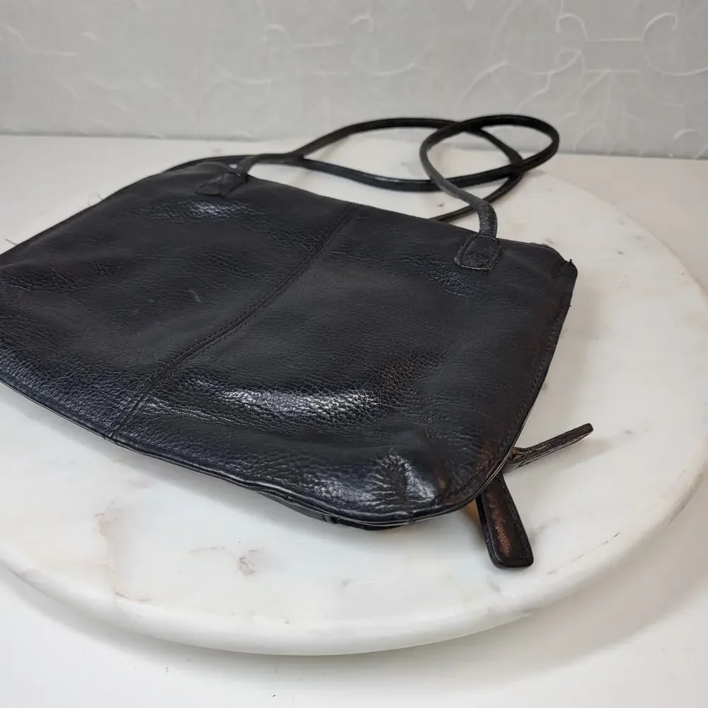 VTG Fossil Black Pebbled Leather‎ Purse 9